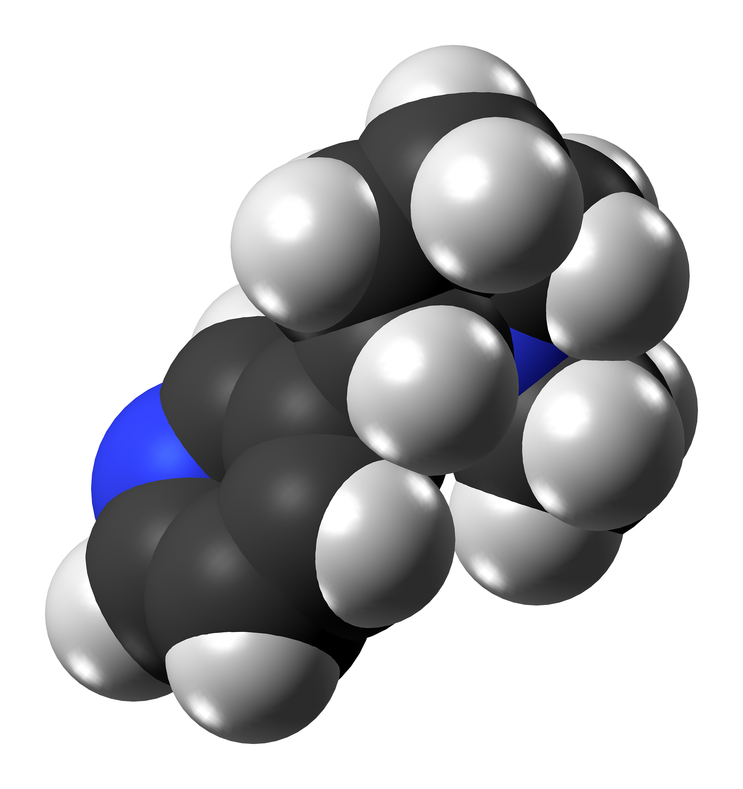 Modelo molecular de nicotina